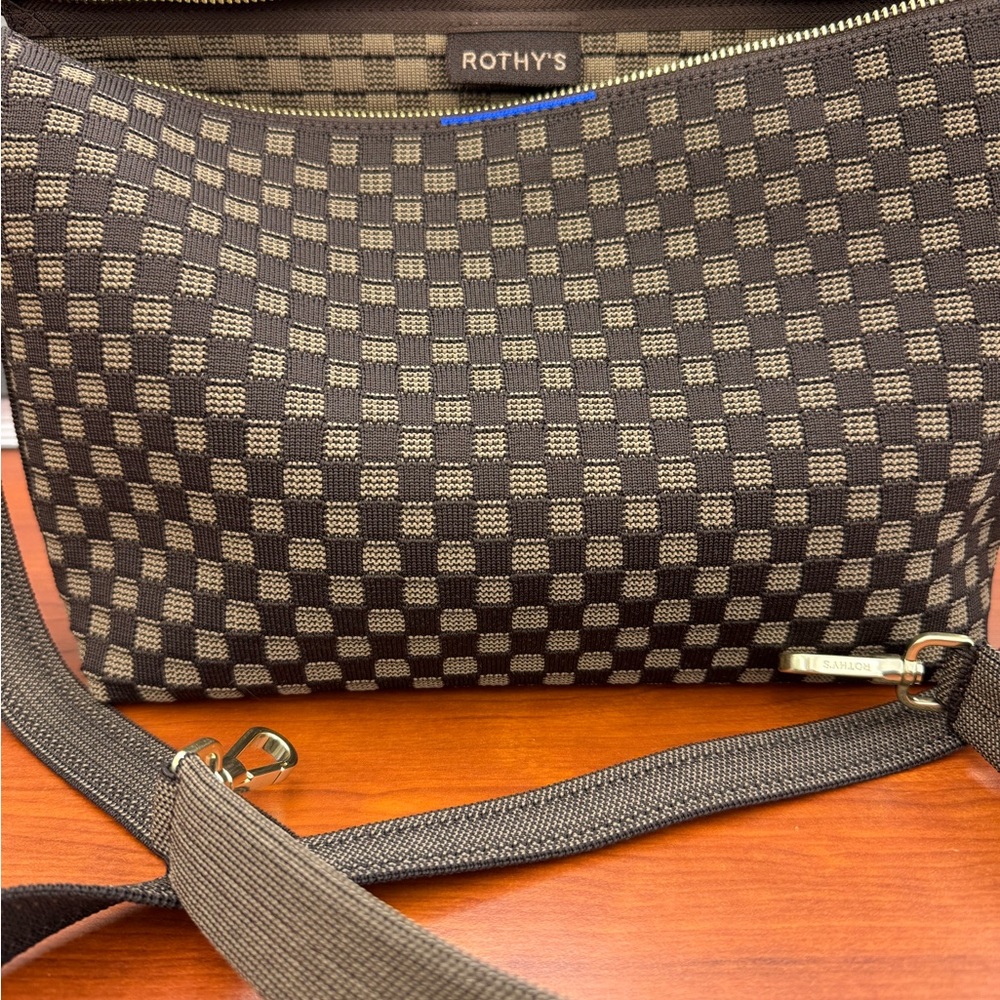 Rothy's Brown Checkered Women’s Bag